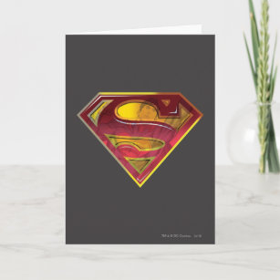 Superman S-Shield   Reflection Logo Card