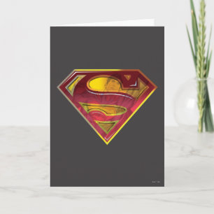 Superman S-Shield Reflection Logo Card
