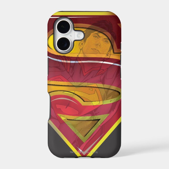 Superman S-Shield | Reflection Logo Iphone Case (Back)