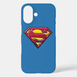 Superman S-Shield | Scratches Logo iPhone 16 Case