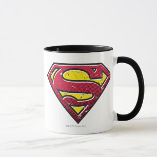 Superman S-Shield Scratches Logo Mug