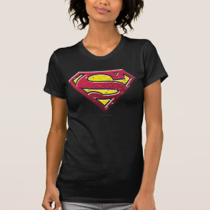 Logoshirt Superman Logo New Girls Damen T-Shirt 27685 Farbe azureblue 
