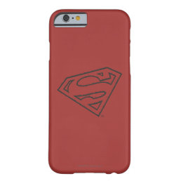 Superman S-Shield | Sideways Grunge Logo Barely There iPhone 6 Case
