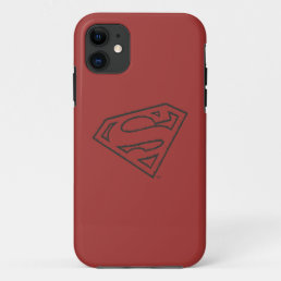 Superman S-Shield | Sideways Grunge Logo iPhone 11 Case
