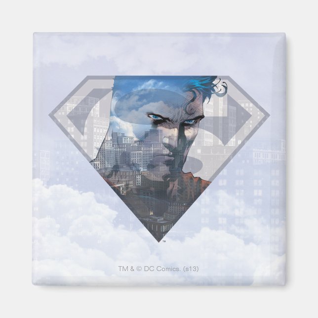 Superman S-Shield | Superman in S-Shield Logo Magnet (Front)