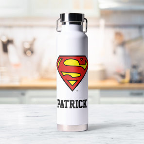 Superman S-Shield | Superman Logo | Add Your Name Water Bottle