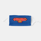 Superman S-Shield | Superman Logo Adult Cloth Face Mask (Front, Folded)