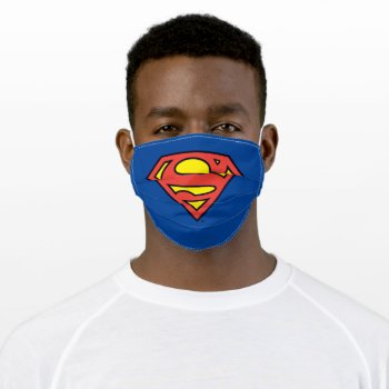Superman S-shield | Superman Logo Adult Cloth Face Mask by superman at Zazzle