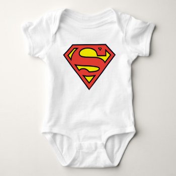 Superman S-shield | Superman Logo Baby Bodysuit by superman at Zazzle
