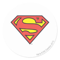 Superman S-Shield | Superman Logo Classic Round Sticker