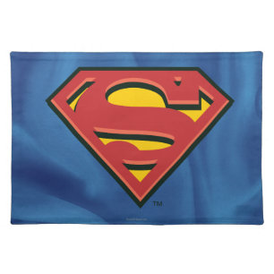 Superman S-Shield   Superman Logo Cloth Placemat