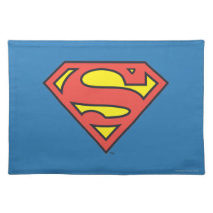 Superman S-Shield   Superman Logo Cloth Placemat