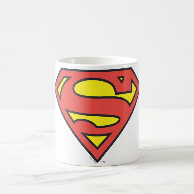 Superman S-Shield | Superman Logo Coffee Mug (Center)
