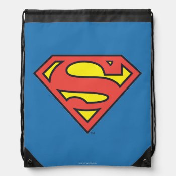 Superman S-shield | Superman Logo Drawstring Bag by superman at Zazzle