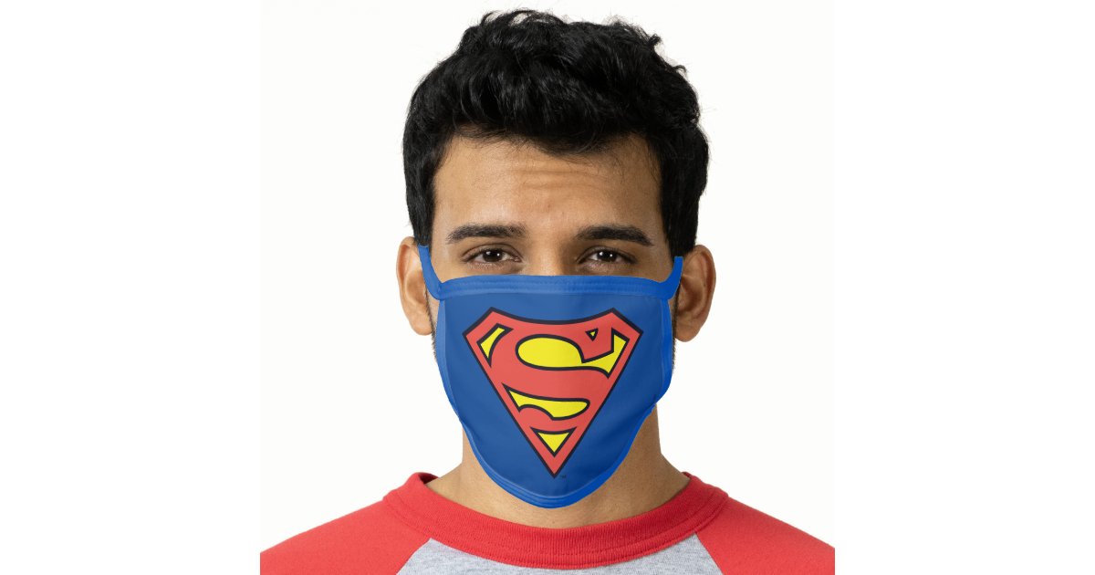 Superman S Shield Superman Logo Face Mask Zazzle Com