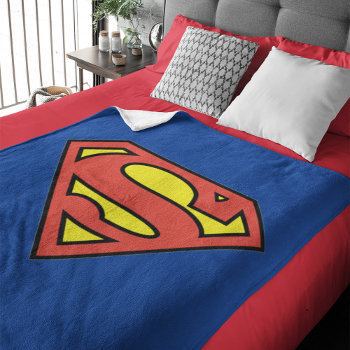 Superman S-shield | Superman Logo Fleece Blanket by superman at Zazzle