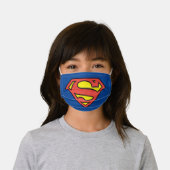 Superman S-Shield | Superman Logo Kids' Cloth Face Mask (Worn)