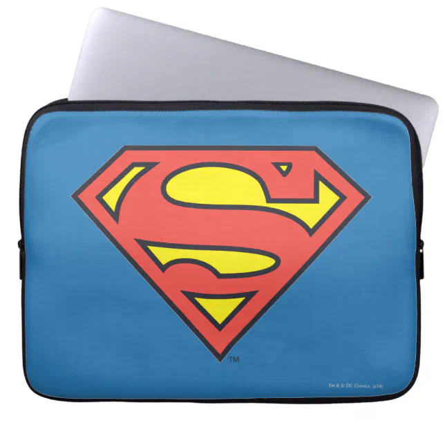 Superman S-Shield | Superman Logo Laptop Sleeve | Zazzle
