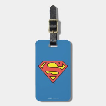 Superman S-shield | Superman Logo Luggage Tag by superman at Zazzle