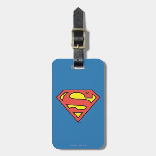 Superman S_Shield  Superman Logo Luggage Tag