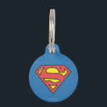 Superman S-Shield | Superman Logo Pet Tag<br><div class="desc">DC Originals - DC Comics | Classic red and yellow Superman logo.</div>