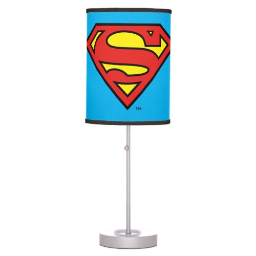 Superman S_Shield  Superman Logo Table Lamp
