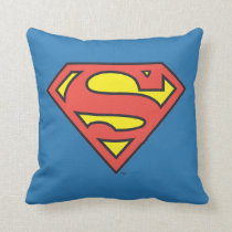 Superman S-Shield | Superman Logo Throw Pillow