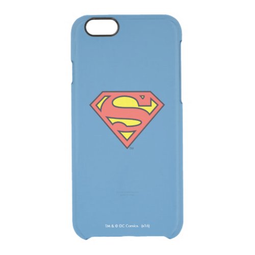 Superman S_Shield  Superman Logo Clear iPhone 66S Case