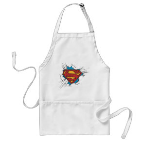 Superman S-Shield | Within Clouds Logo Adult Apron