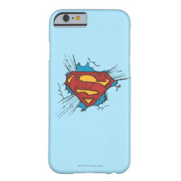 Superman S-Shield | Within Clouds Logo Barely There iPhone 6 Case