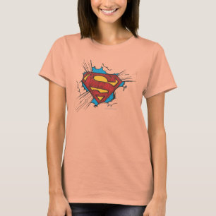 Superman S-Shield   Within Clouds Logo T-Shirt