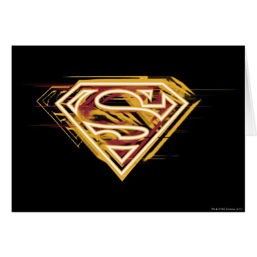 Superman S-Shield | Yellow and Red Logo Cards (Front Horizontal)