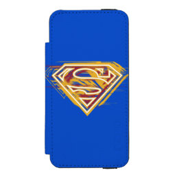 Superman S-Shield | Yellow and Red Logo Wallet Case For iPhone SE/5/5s