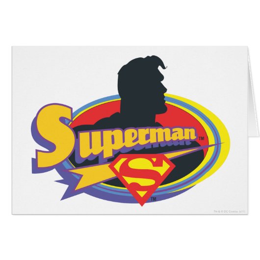 Superman Silhouette Cards (Front Horizontal)