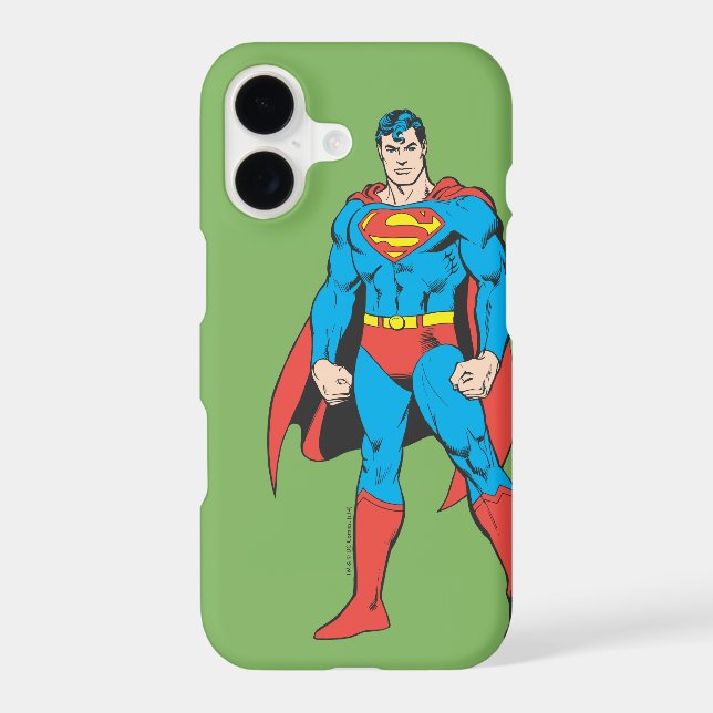 Superman Standing Case-Mate iPhone Case (Back)