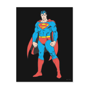 Superman Standing Postcard