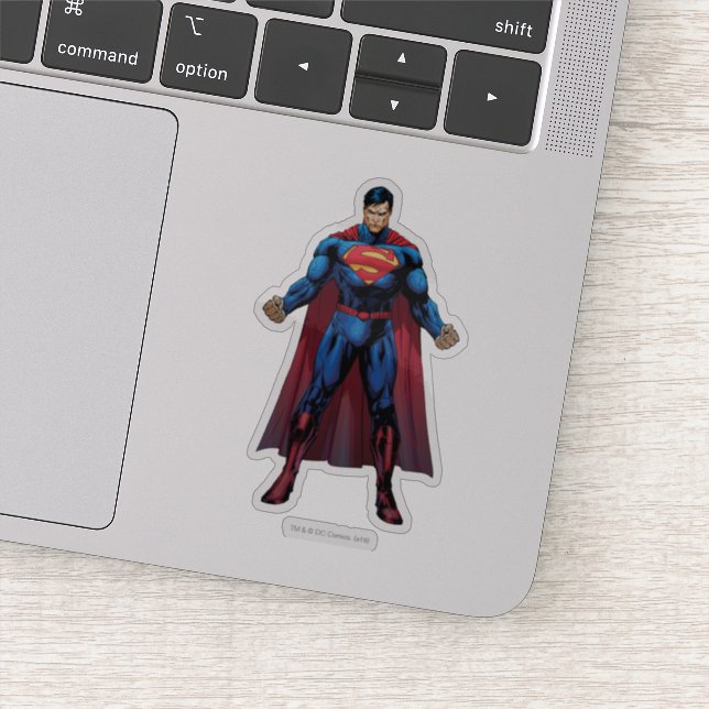 Superman Standing Sticker (Detail)