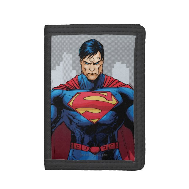 Superman Standing Tri-fold Wallet (Front Vertical)
