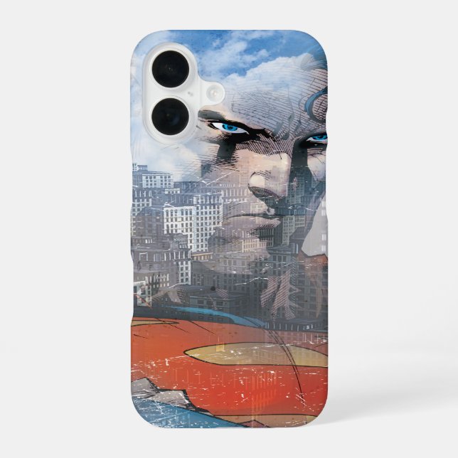 Superman Stare Iphone Case (Back)