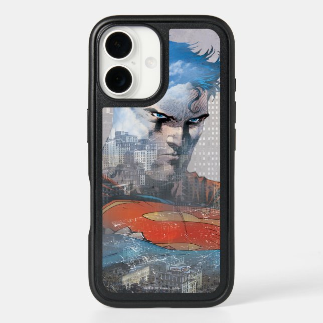 Superman Stare Otterbox iPhone Case (Back)