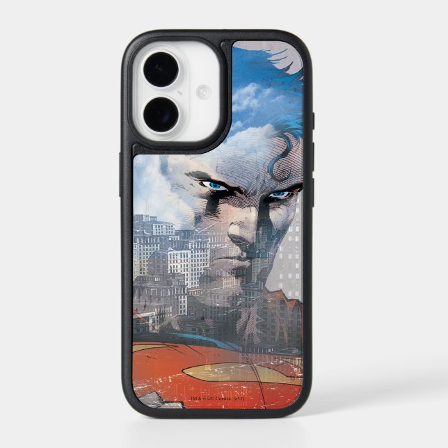 Superman Stare Otterbox iPhone Case (Back)