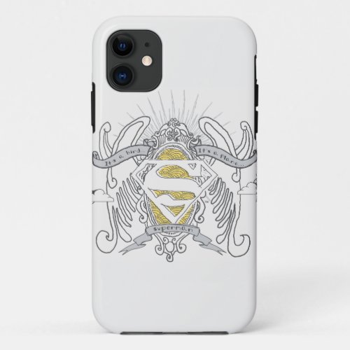 Superman Stylized  A Bird A Plane Logo iPhone 11 Case