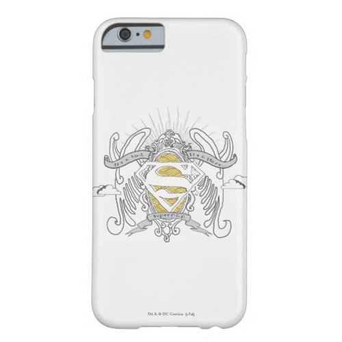 Superman Stylized  A Bird A Plane Logo Barely There iPhone 6 Case