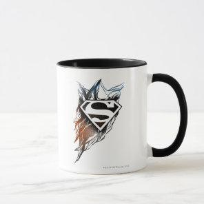 Superman Stylized | Blue Orange Logo Mug