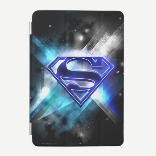 Superman Stylized | Blue White Crystal Logo iPad Mini Cover