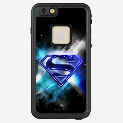 Superman Stylized | Blue White Crystal Logo LifeProof FRĒ iPhone 6/6s Plus Case