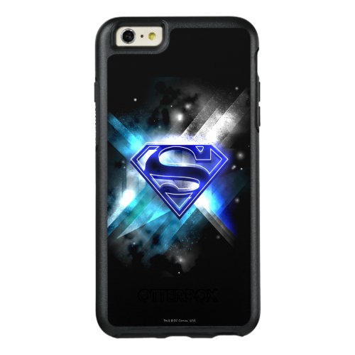 Superman Stylized  Blue White Crystal Logo OtterBox iPhone 66s Plus Case