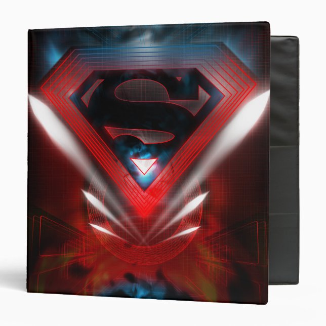 Superman Stylized | Futuristic Logo Binder (Front/Inside)