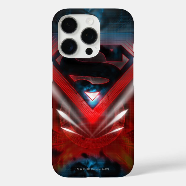 Superman Stylized | Futuristic Logo Case-Mate iPhone Case (Back)