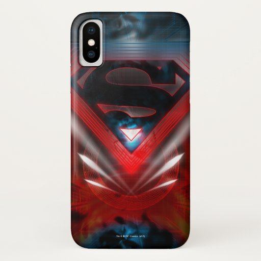 Superman Stylized | Futuristic Logo iPhone X Case